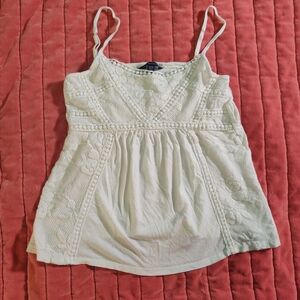 American Eagle Bohemian Babydoll Tank Top